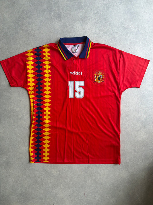 Adidas Spain 1994 Home Jersey XL