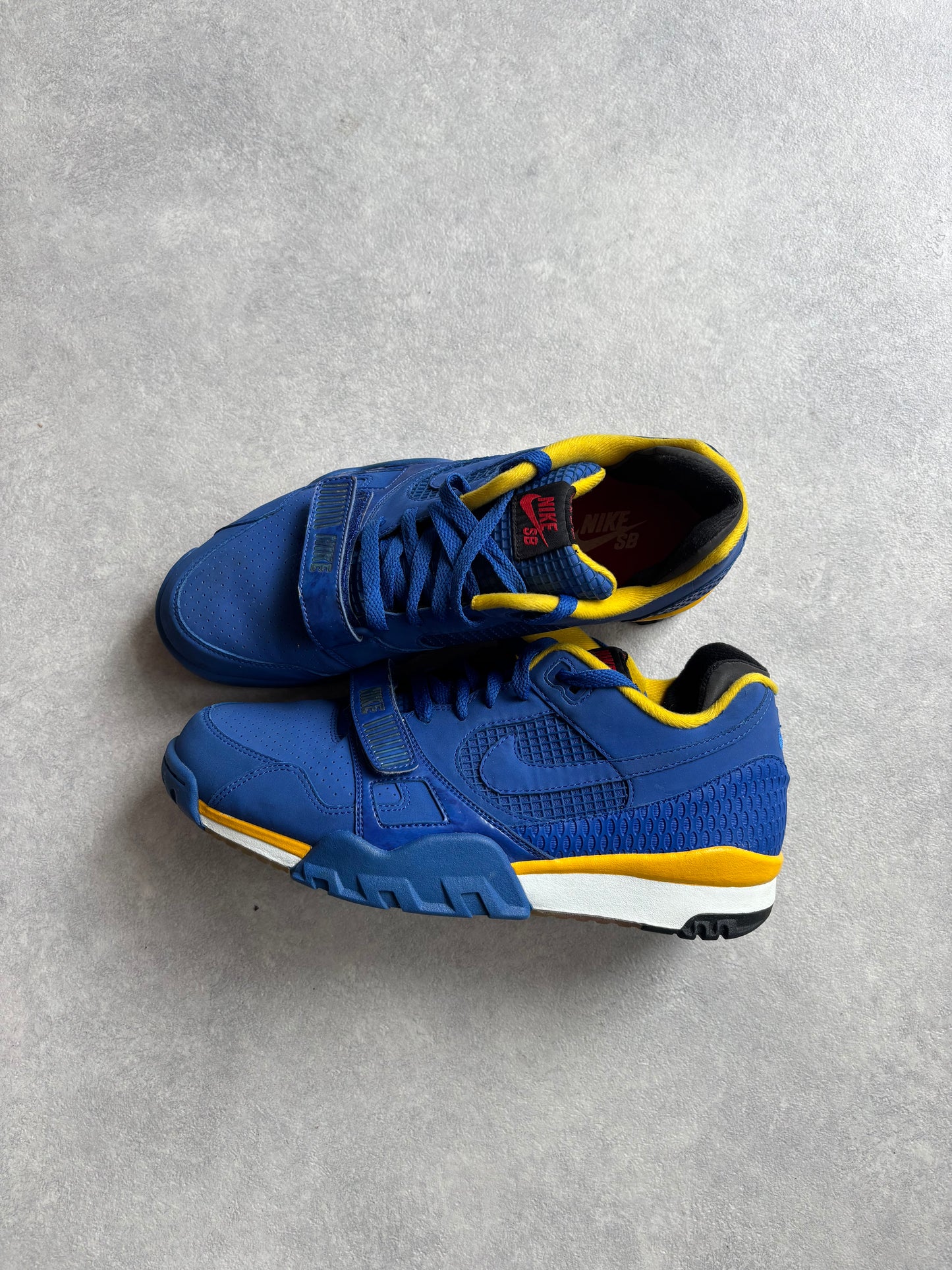 Nike SB Air Trainer 2 Supreme Royal Yellow Blue 44