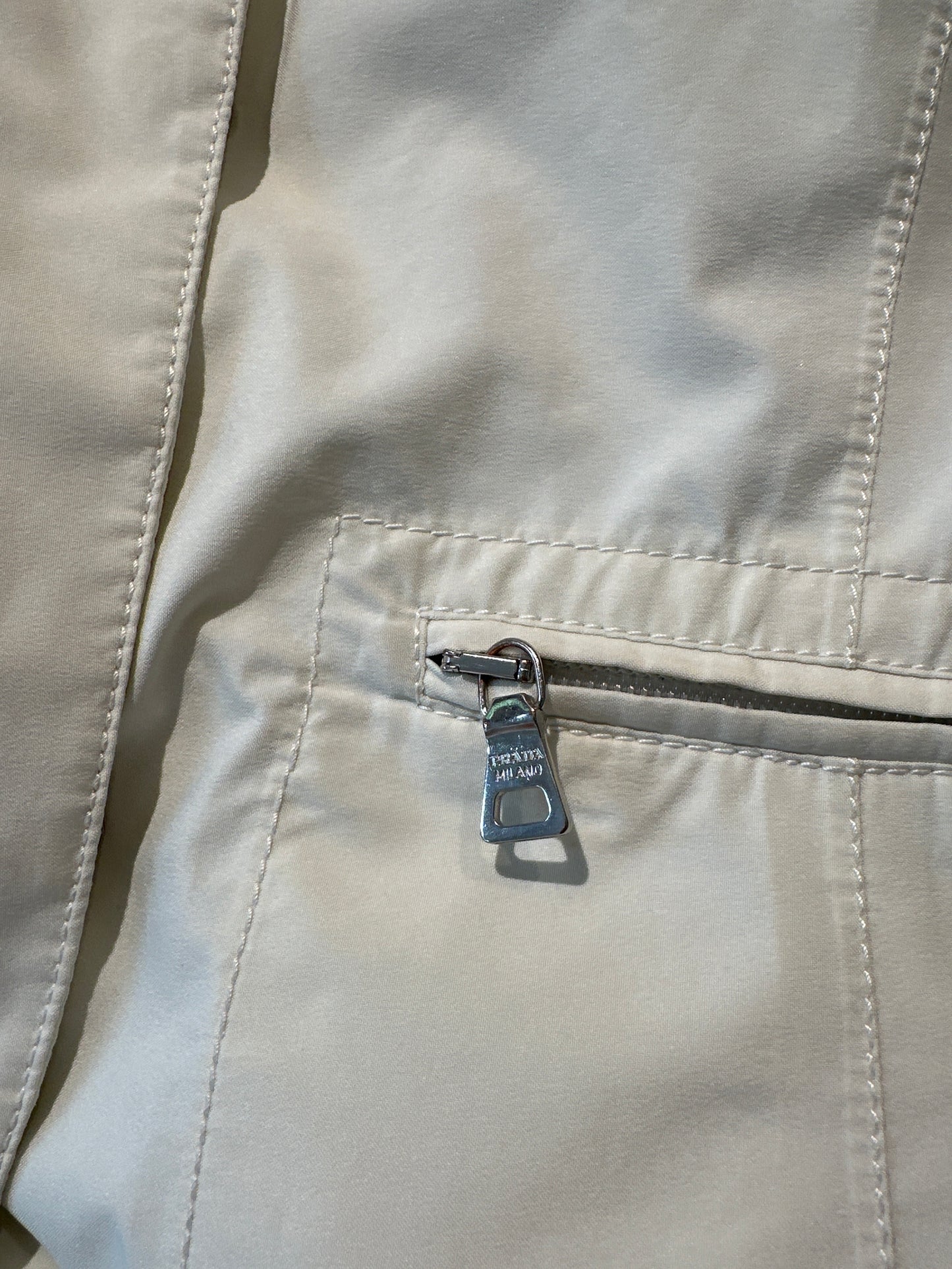 Vintage Prada Blazer Jacket White 46