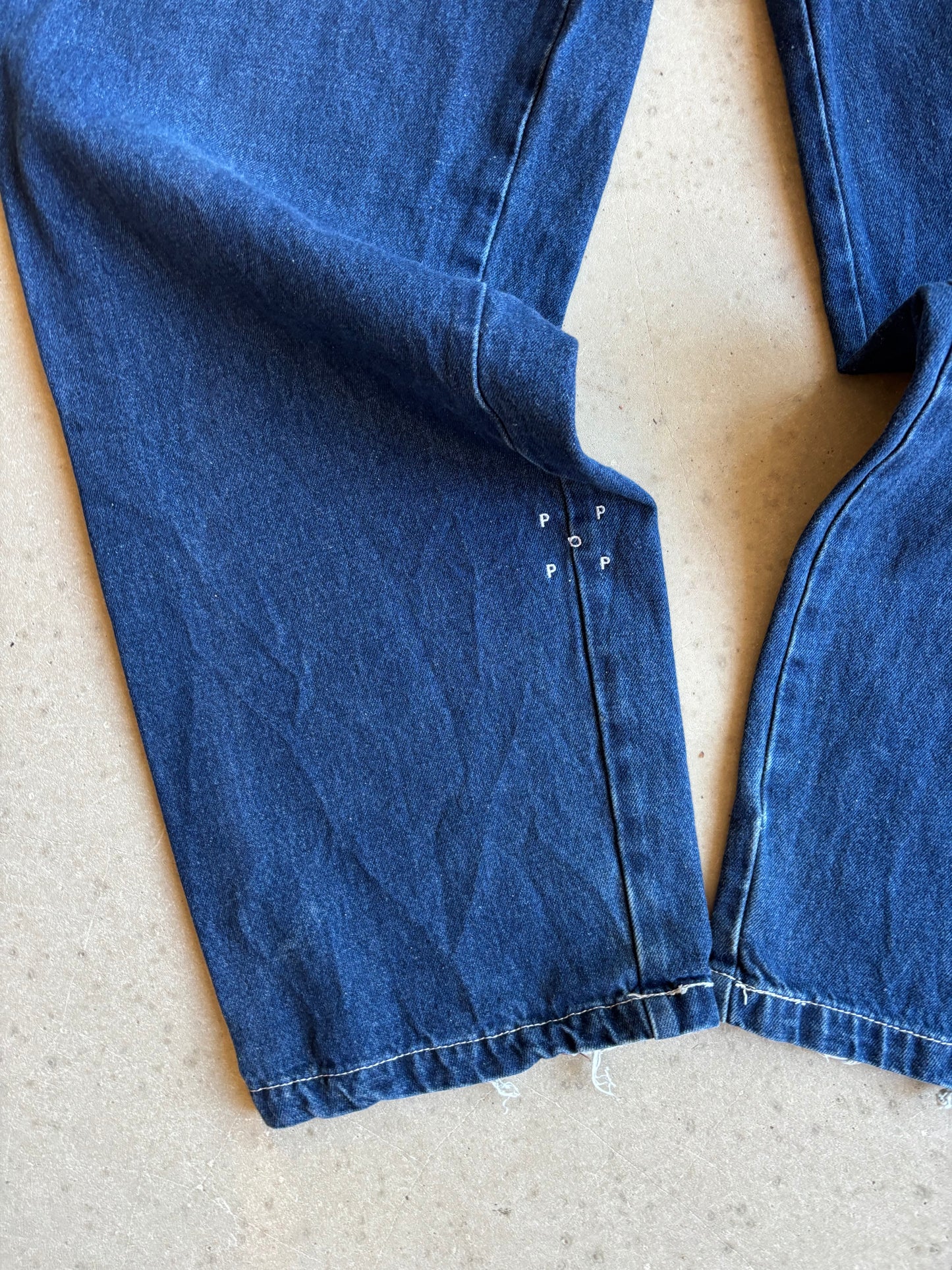 Pop Trading Company Baggy Jeans Blue Large