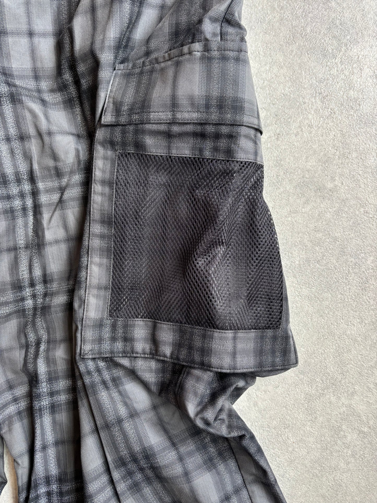 Burberry Pop Trading Company Reflective Cargo Pants Grey Size 56
