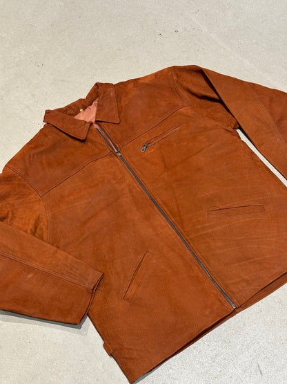 Vintage Leather Jacket Brown XXL