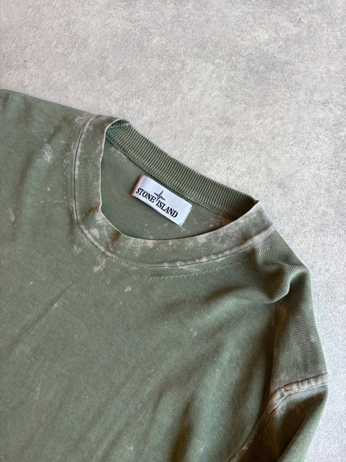 Stone Island Off-dye OVD/dust Sweater Army Green L