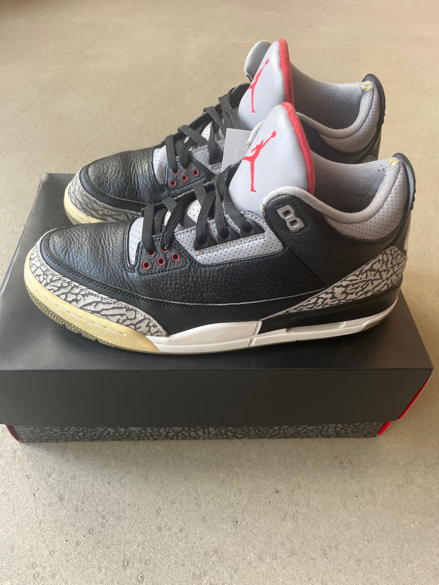 Jordan 3 Retro OG Black Cement 45
