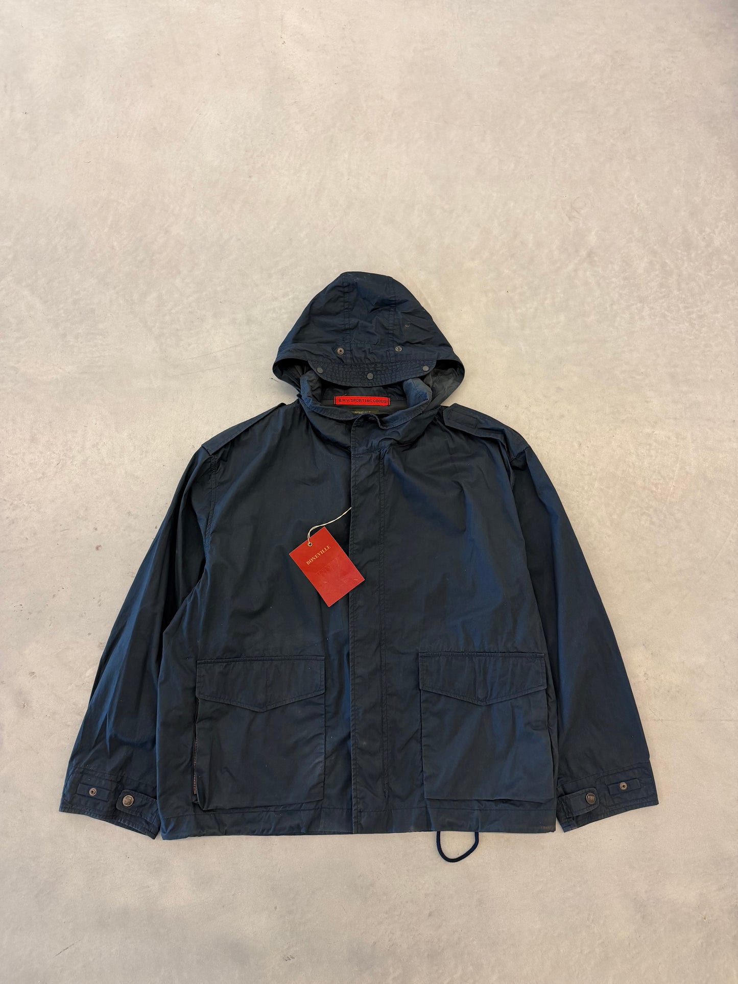 Boneville Boating Sporting Goods Jacket Navy Tg. 50 (L)