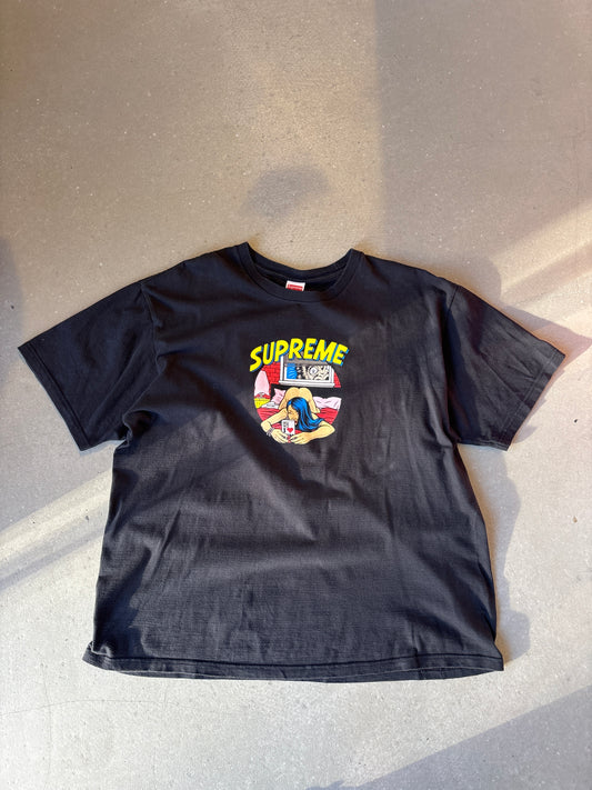 Supreme Graphic Tee Black XL
