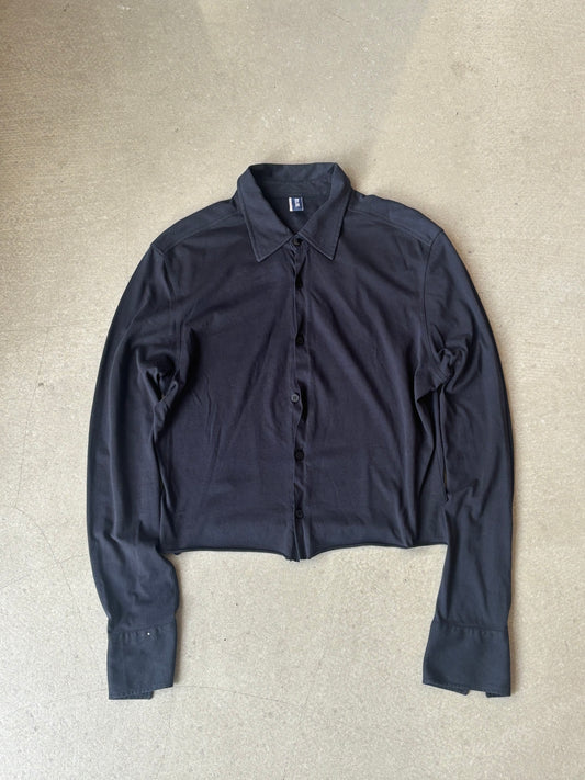 Jean Paul Gautier Womens Longsleeve Polo Black S