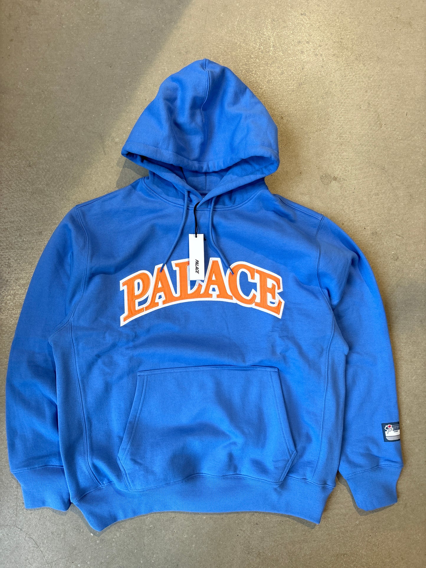 Palace Arc Applique Hood Palatial Blue