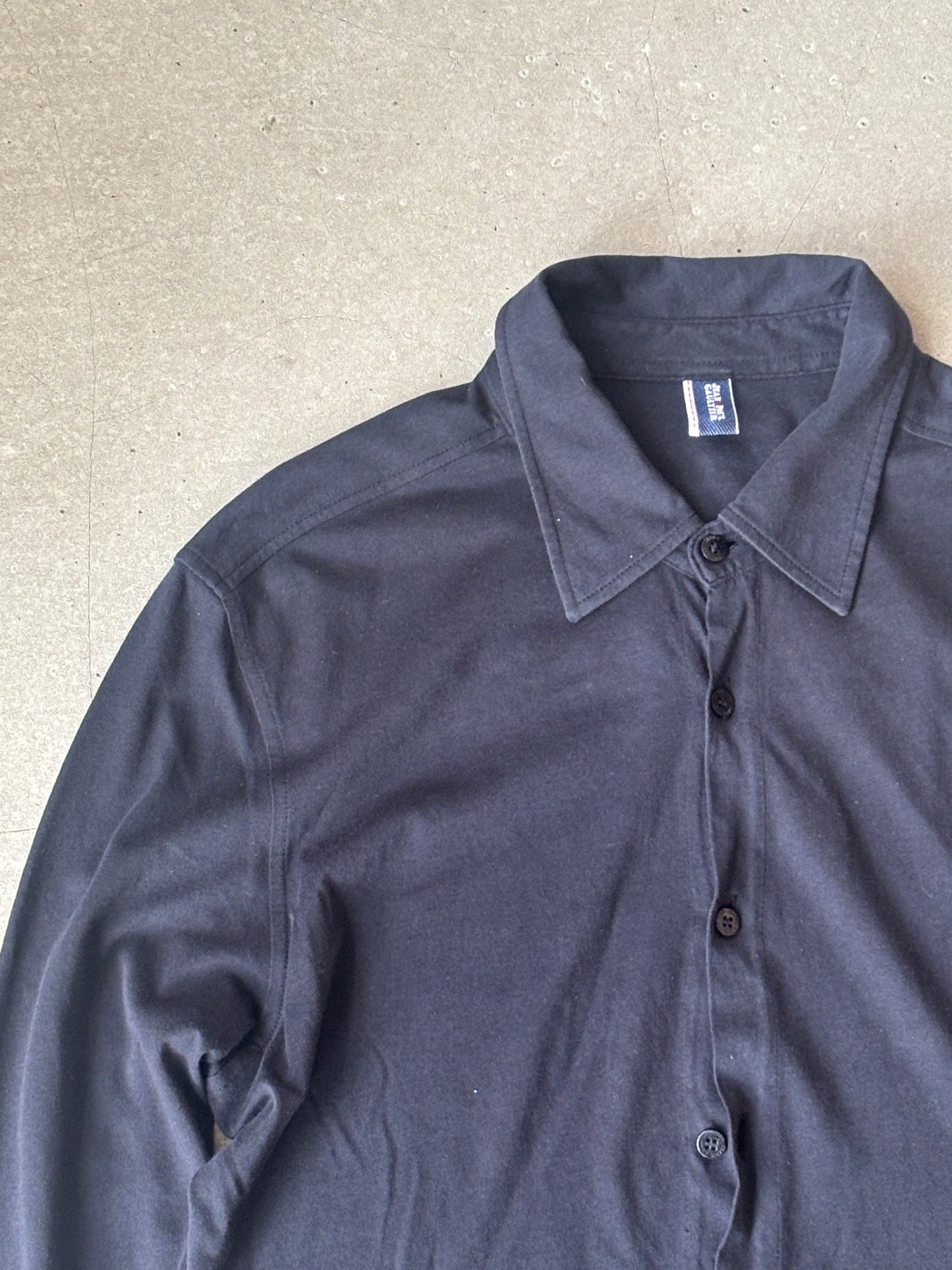 Jean Paul Gautier Womens Longsleeve Polo Black S