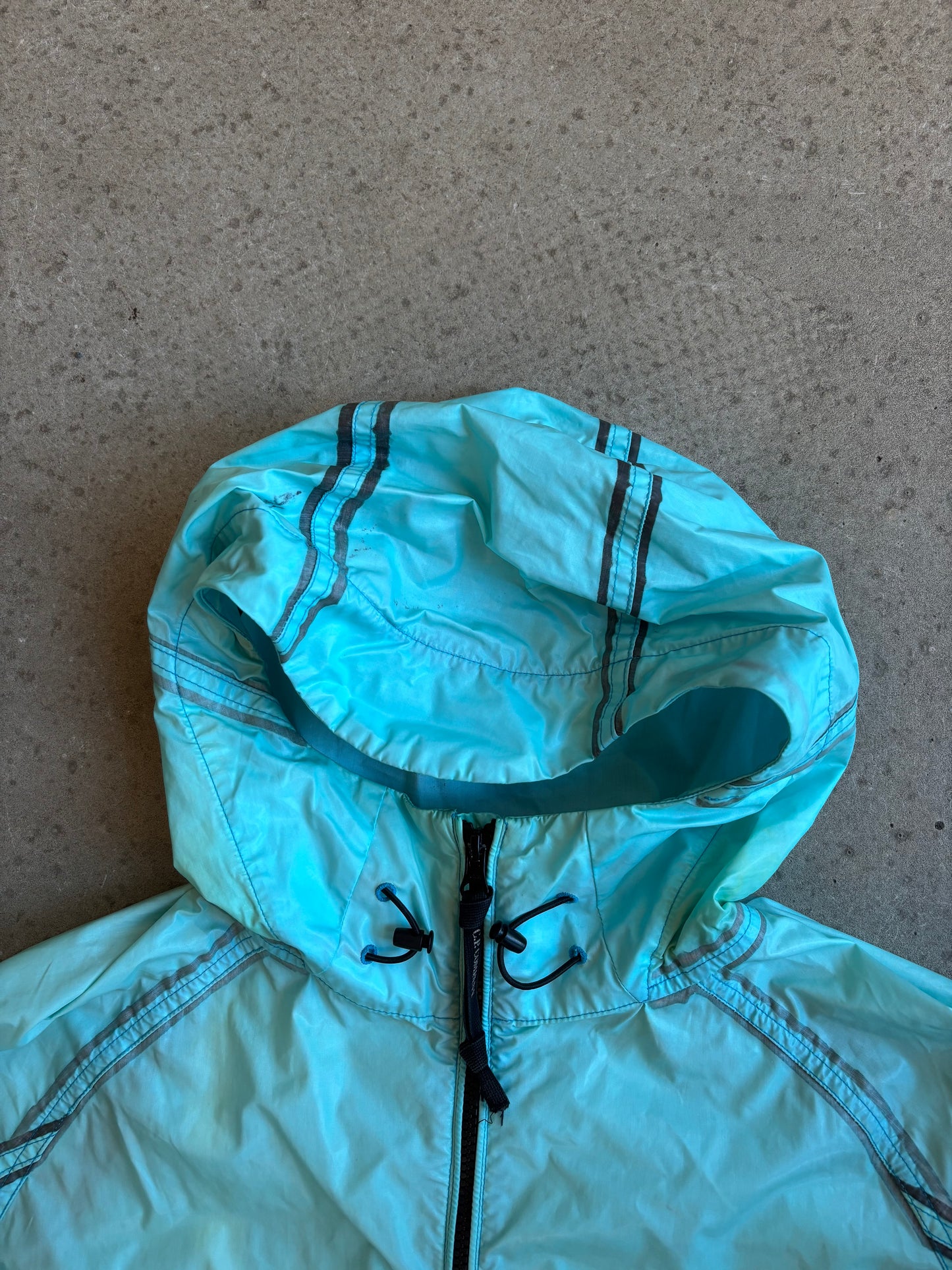 Cp Company Rubber Coated Jacket Blue Medium