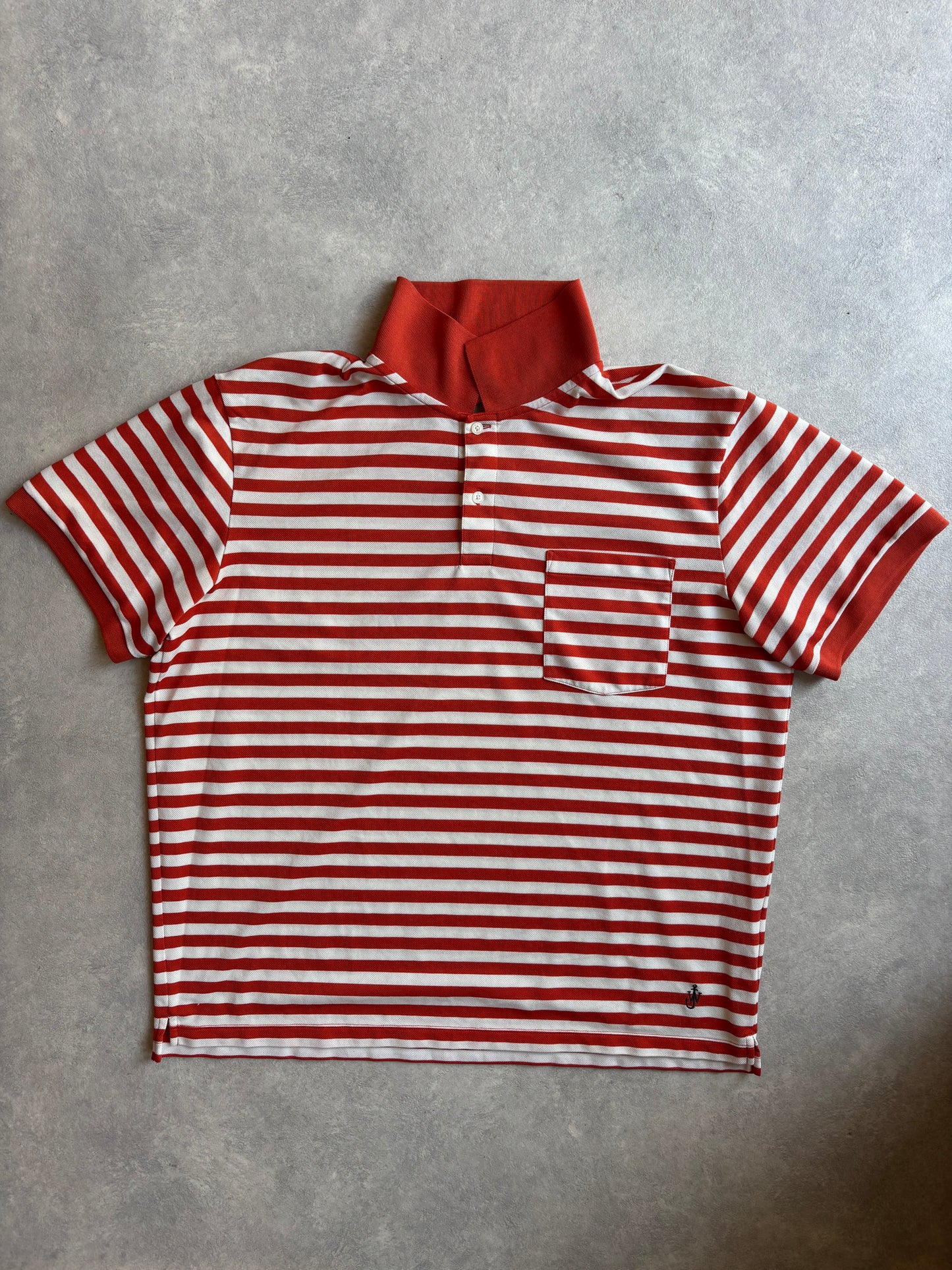 JW.Anderson x Uniqlo Stripe Polo Orange XL
