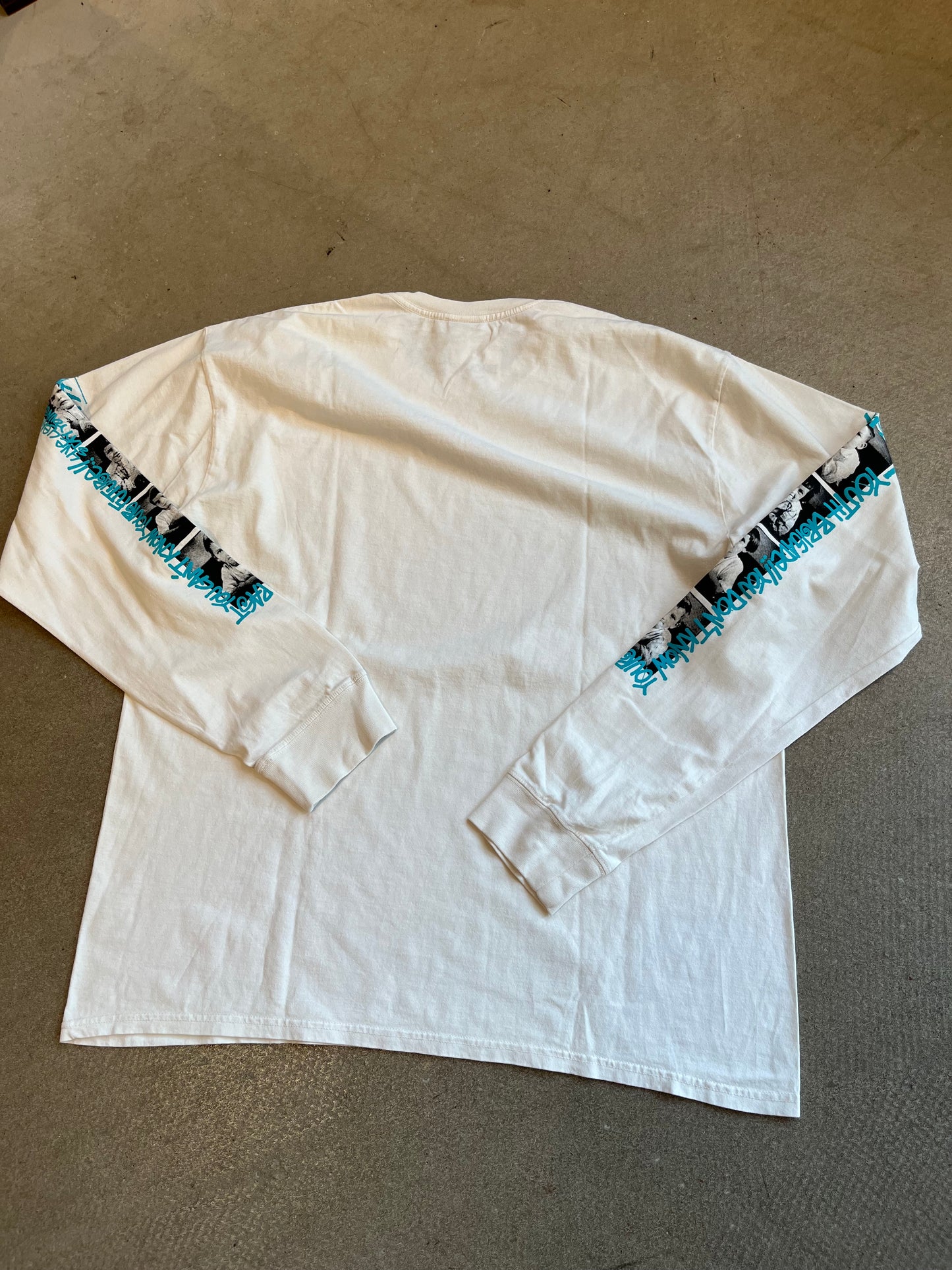 Stussy Longsleeve White Youth Brigade XL