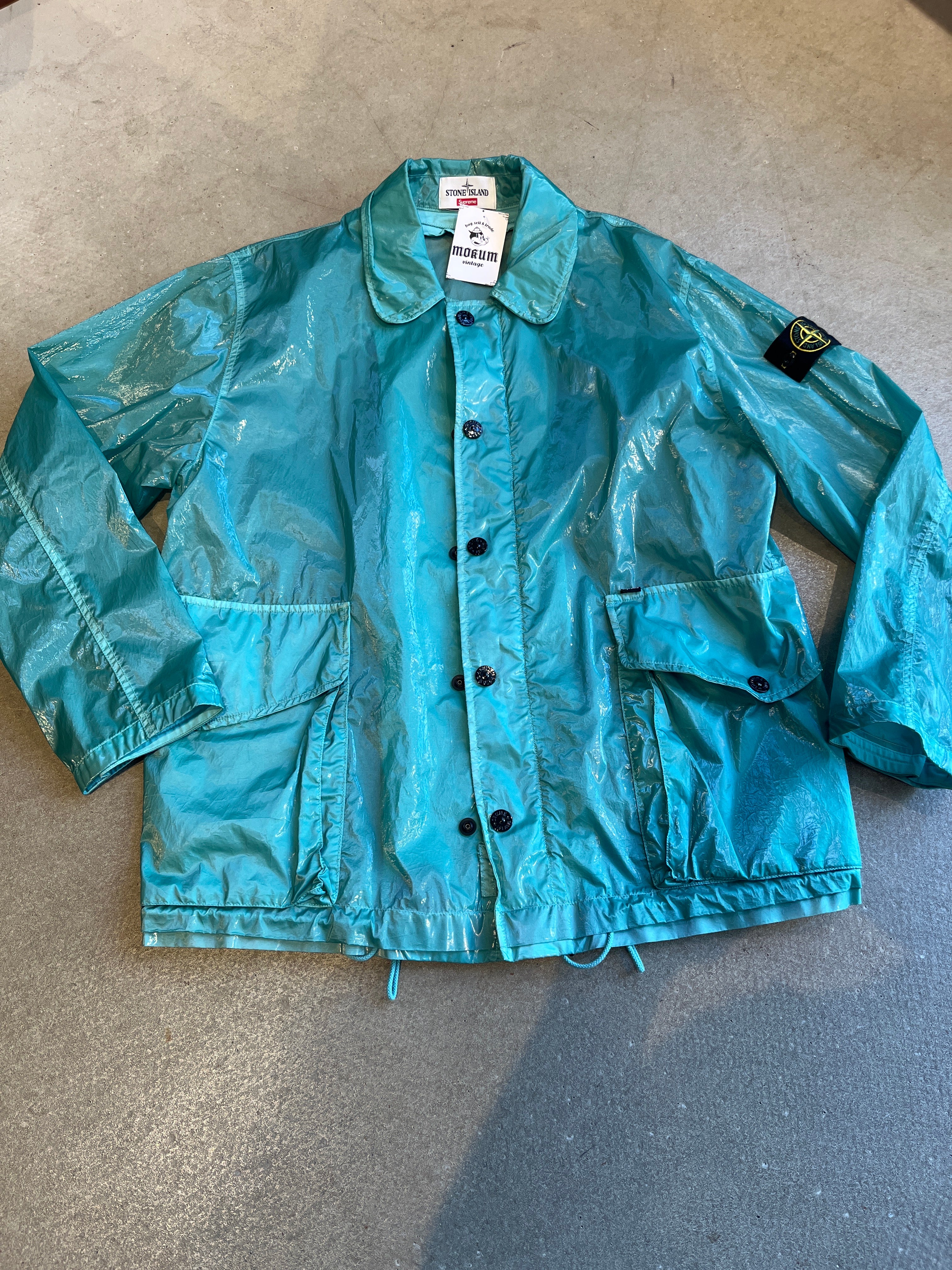 Supreme stone easyest island silk jacket