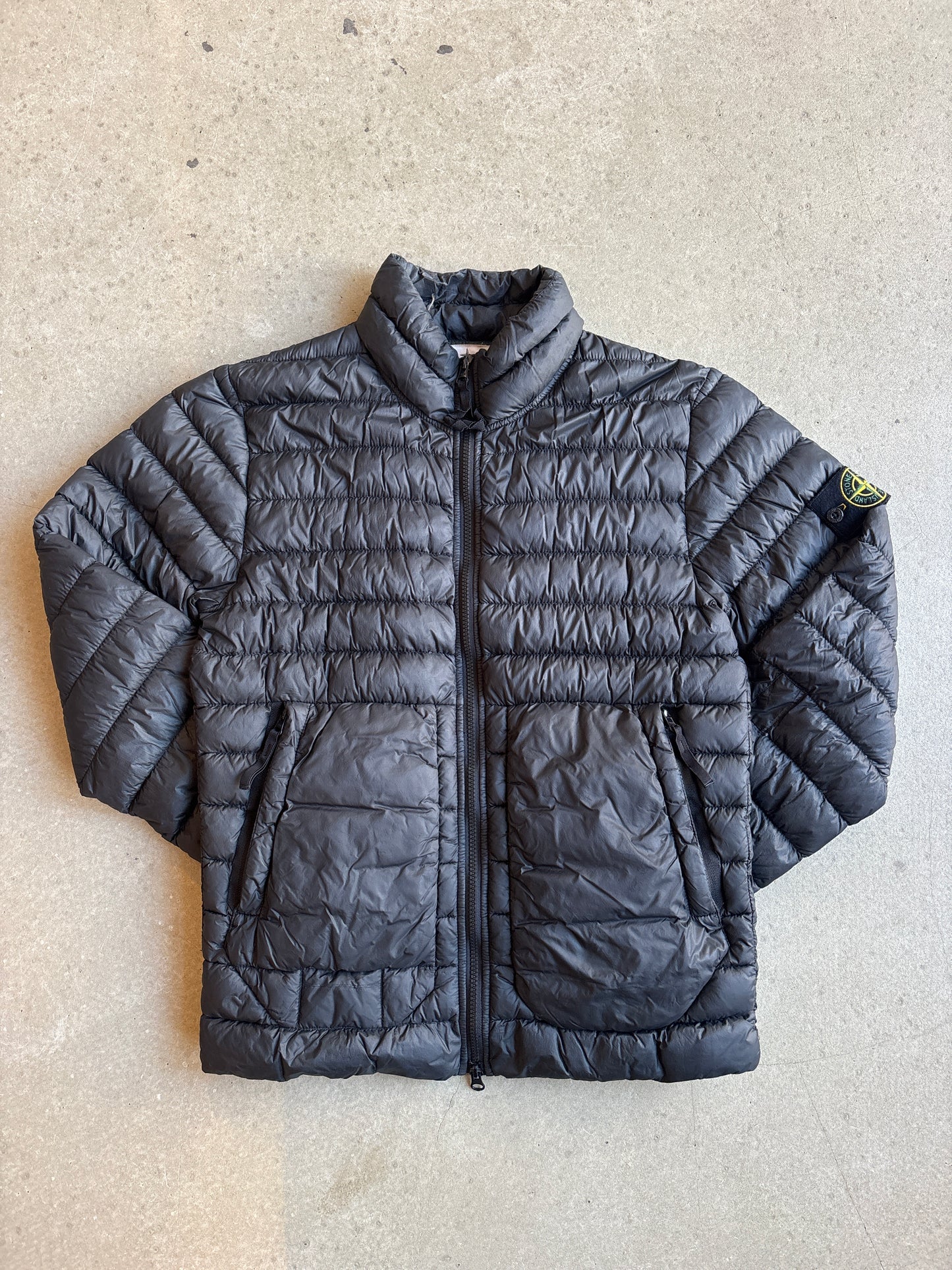 Stone Island Down Puffer Jacket Black Small