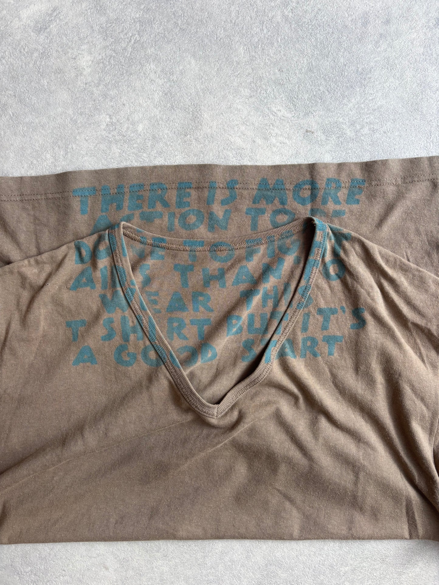 Maison Margiela AIDS Tee Brown