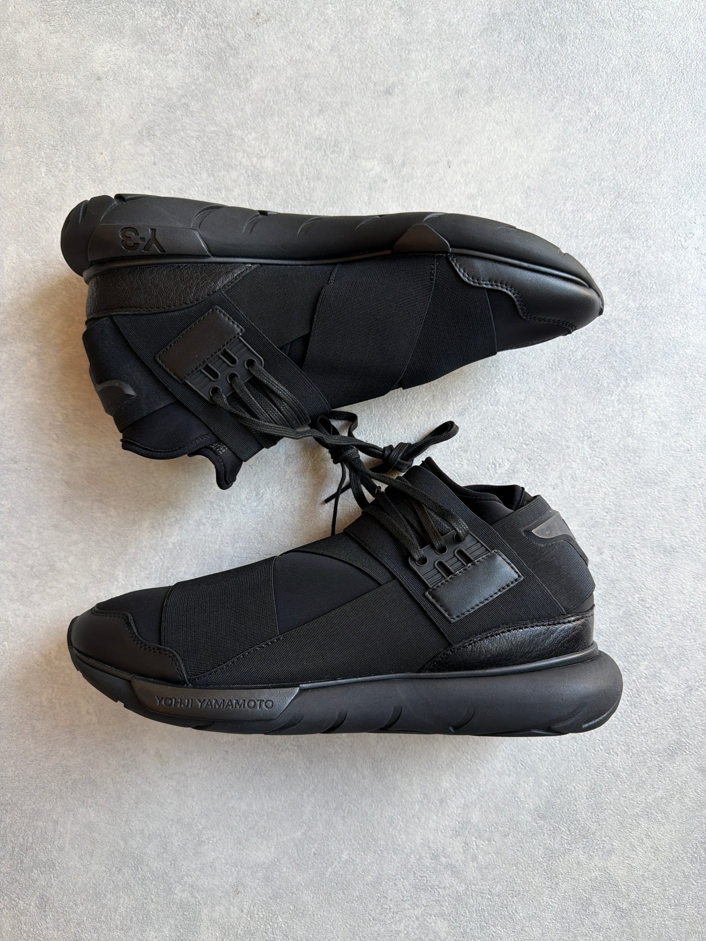 Y-3 Qasa High Tripple Black 46