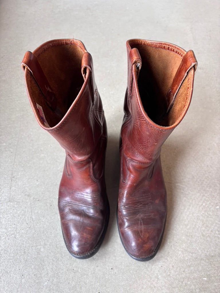 Men Boots Brown The American Hobo 'Made in USA' 43/44