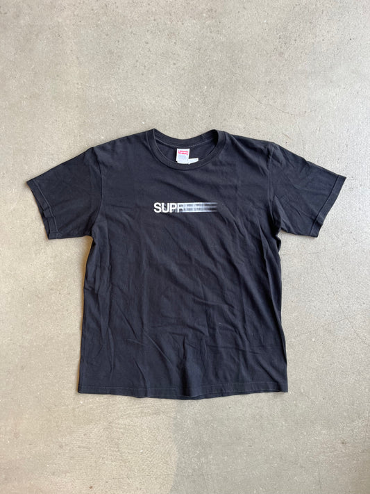 Supreme Motion Logo Tee Black M