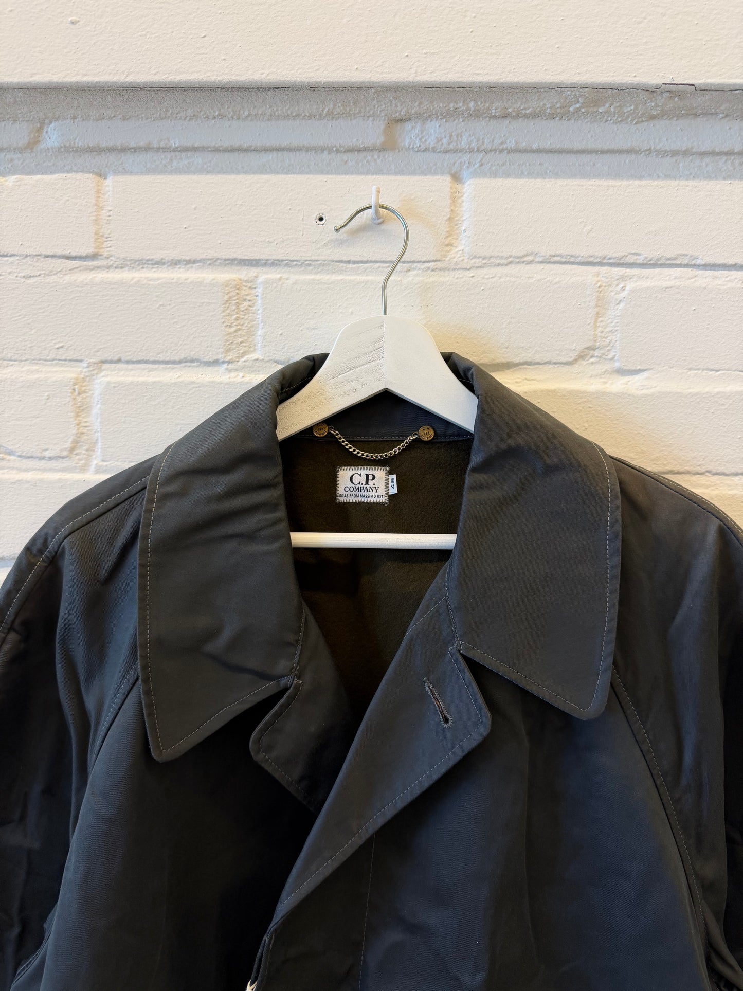 C.P. Company Trenchcoat Donkergrijs Maat 48