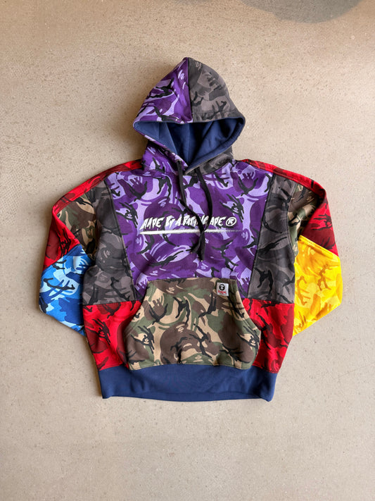 AAPE by Bape Colour Block Camo M