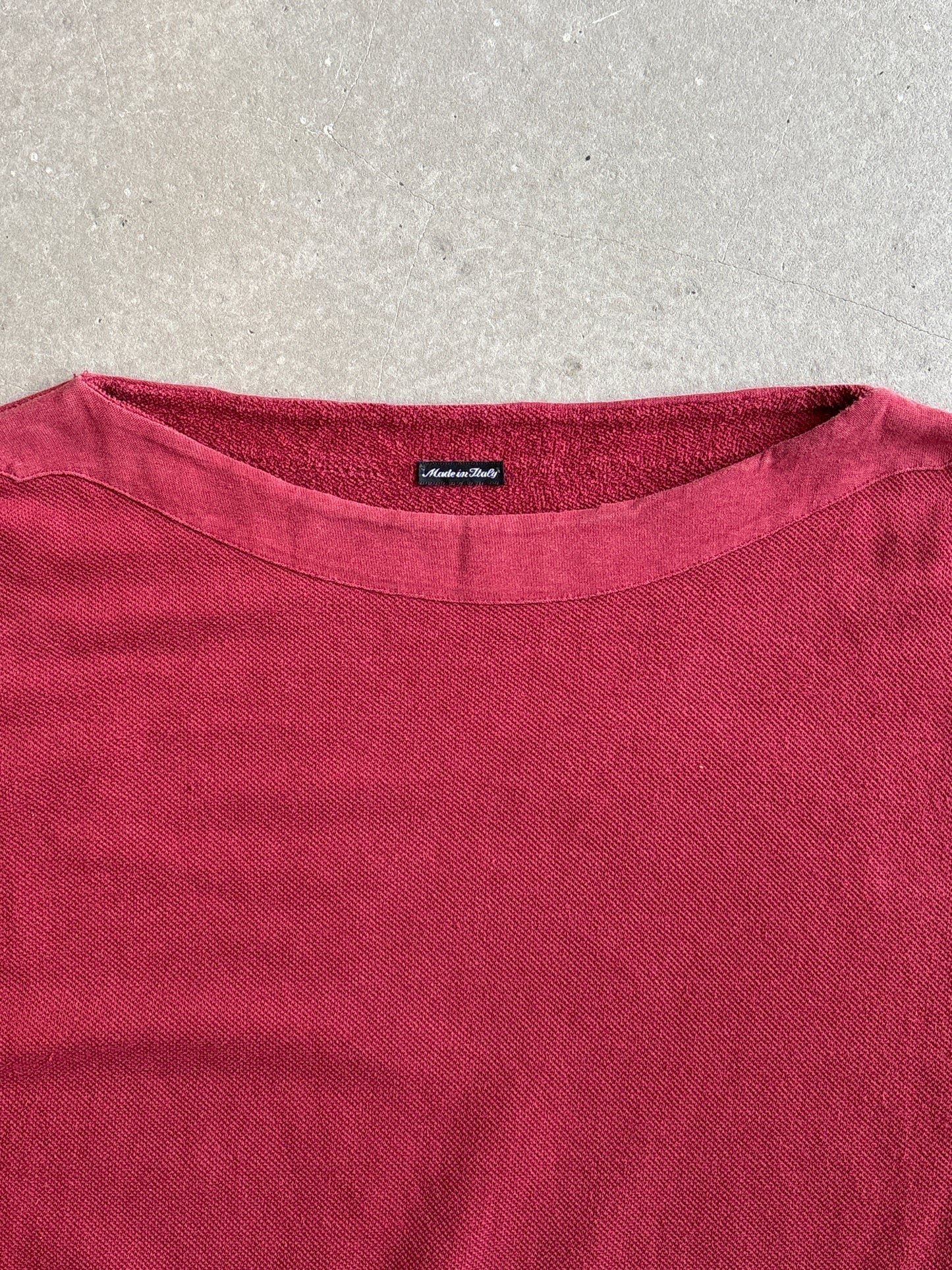 Stone Island Red Boat Neck M