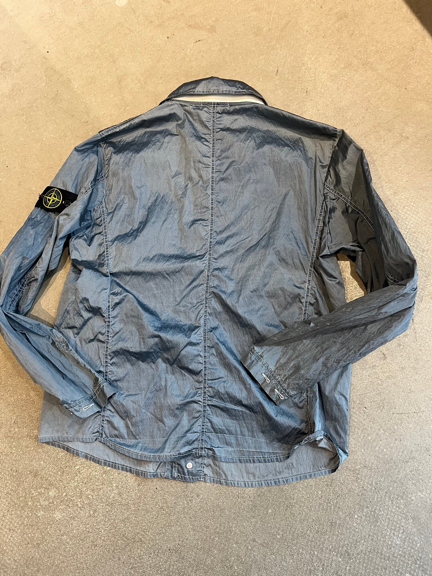 Vintage Stone Island Stitched Chrome Jacket XXL