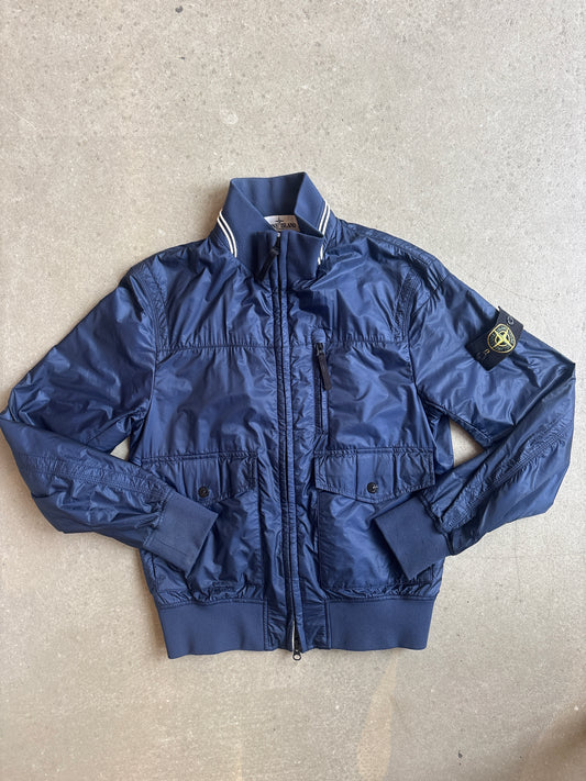 Stone Island Micro Rip Stop 7 Den Tyvek Shield Jacket Navy S