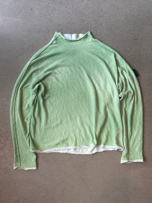 Stone Island Shadow Project Mockneck Knit Sweater 'Green' XL