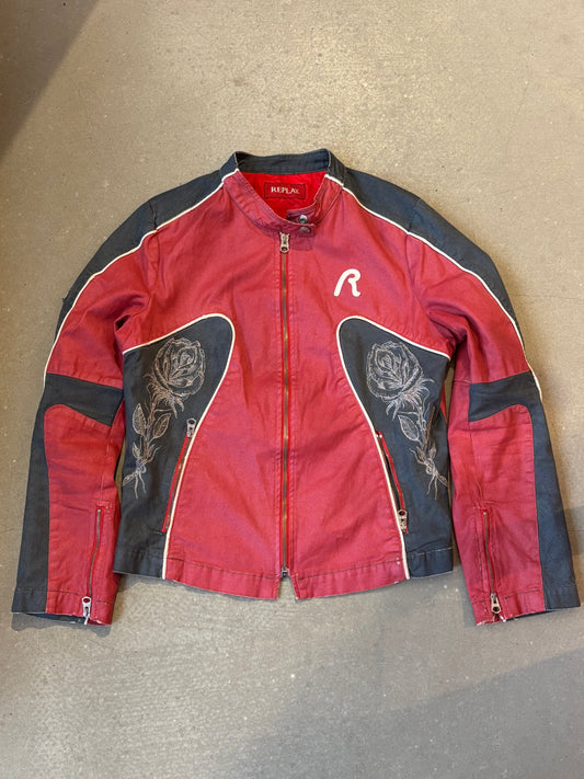 Replay Rose Embroidery Jacket