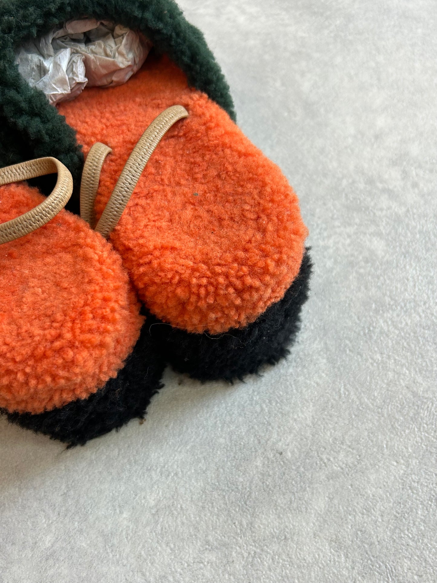Fendi Multicolor Shearling 38