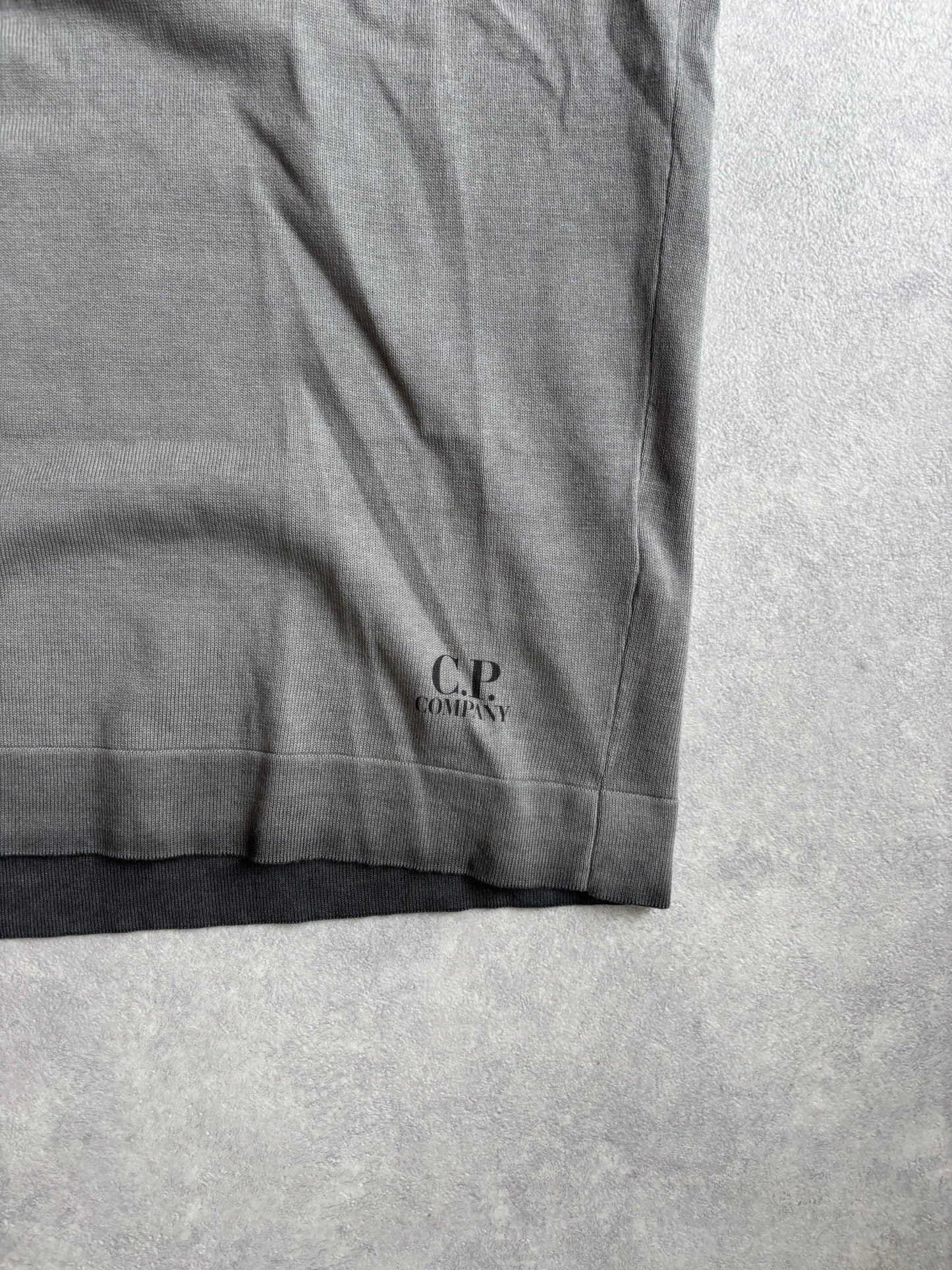 C.P Company  Ribbed Tee Grey Washed L