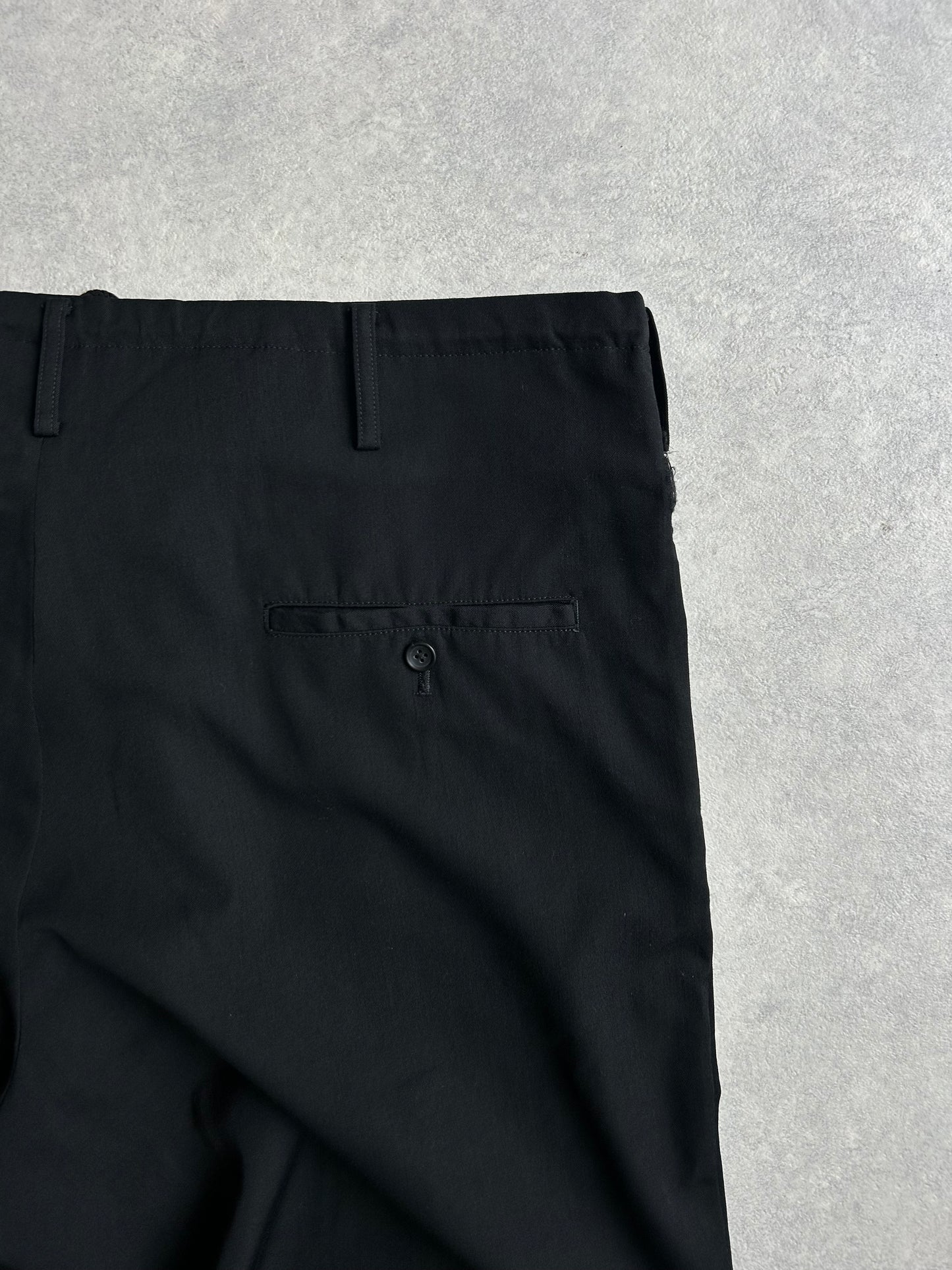 yohji yamamoto Pour Homme Lightweight Lana Wool Pants Black