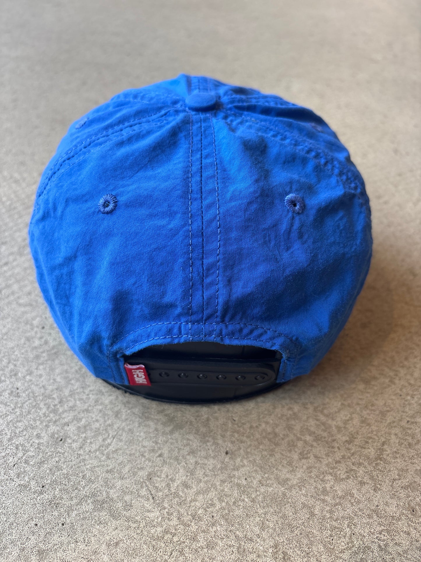 High Snapback Cap Blue