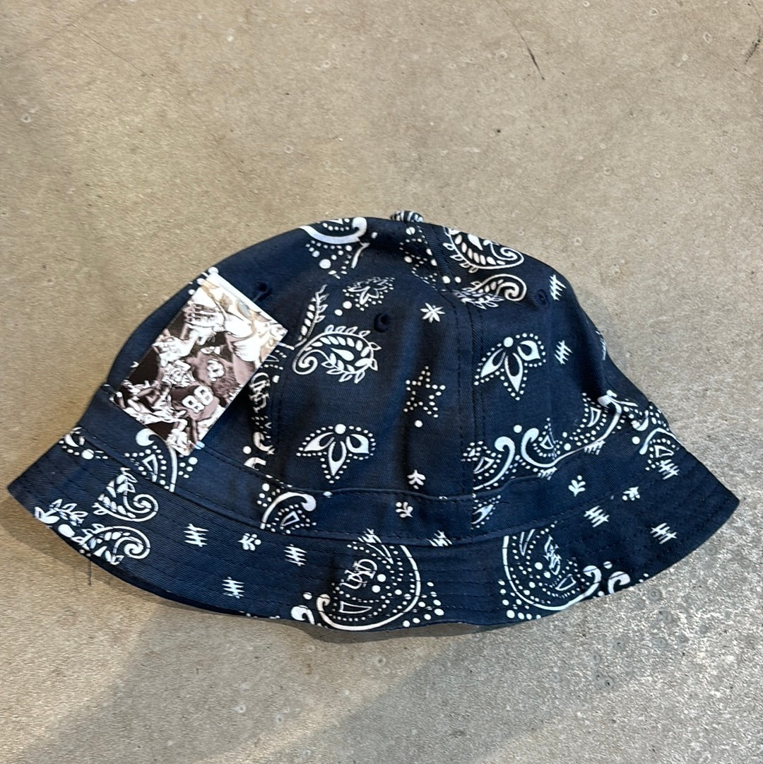 Undefeated Bandana Buckethat Blue