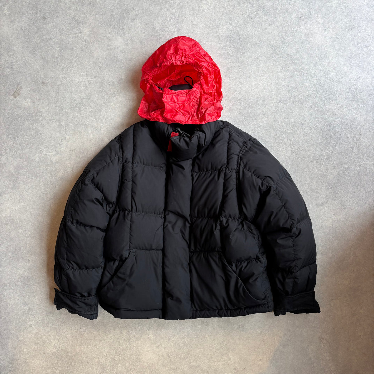 Prada Sport Backpack Square  Puffer Jacket Black S