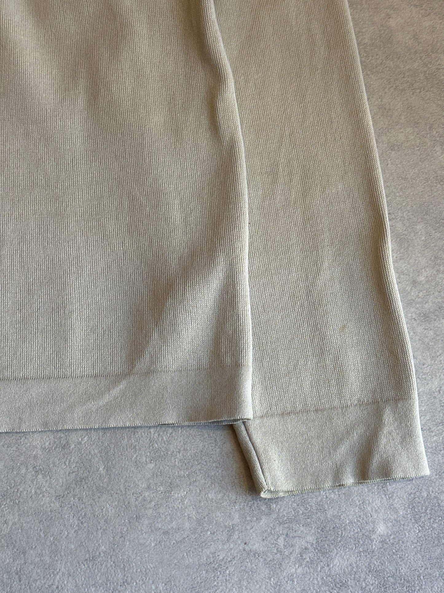 C.P Company 1/3 Zip up Beige Knitted Sweater