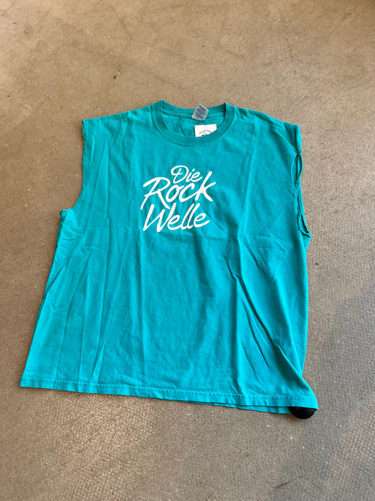 Die Rock welle Teal Shirt Size XL