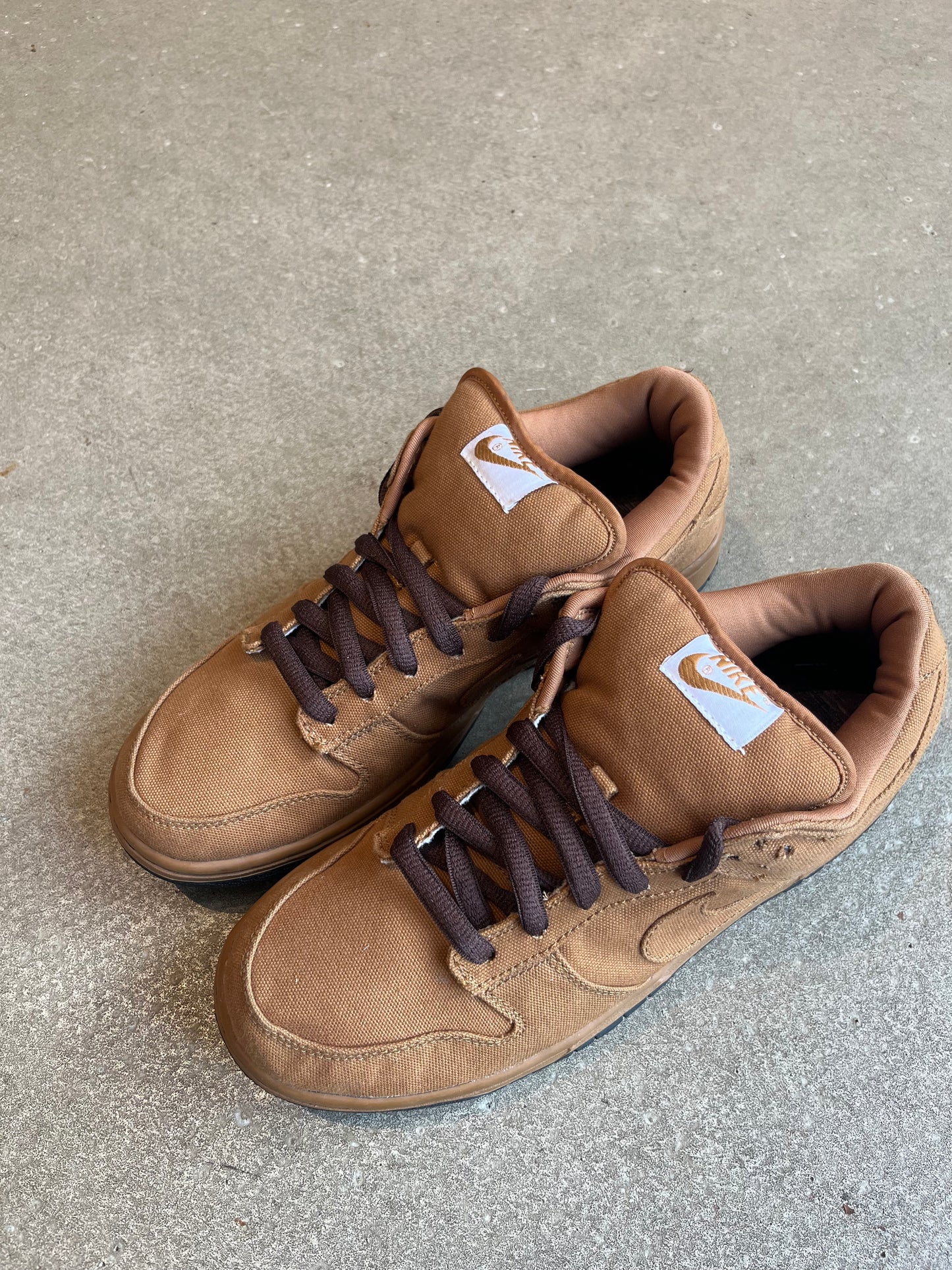 Nike SB Dunk Low Carhartt Shale Size 44