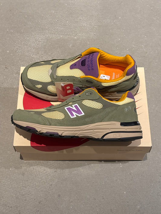 New Balance 993 MiUSA Teddy Santis Olive Leaf Maize Size 44.5
