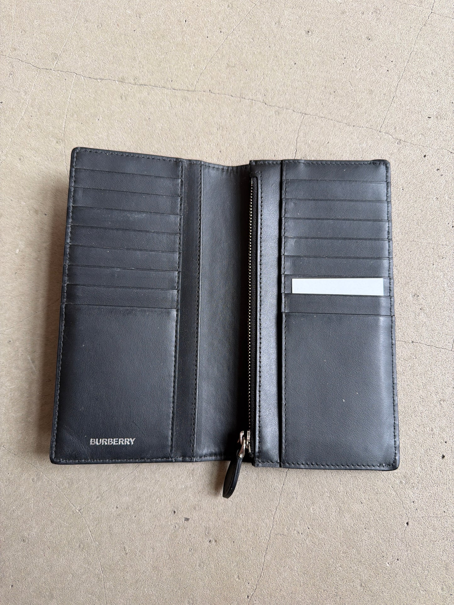 Burberry Mens Wallet Blue Black