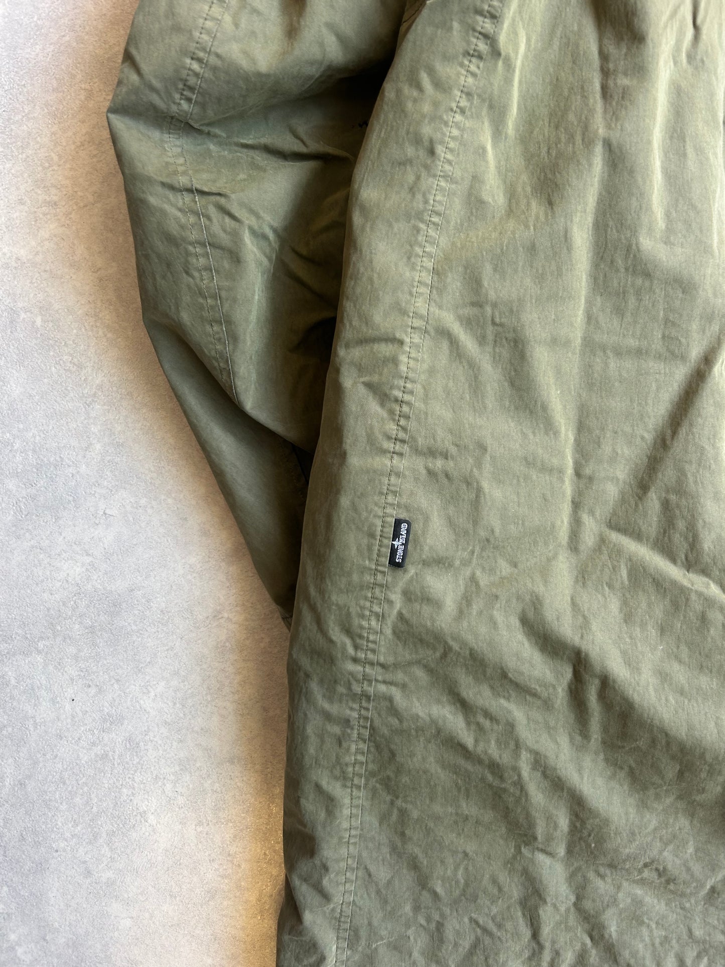 Stone Island Shadow Project Tela 50 Fili 2L Fur Hood Jacket Green XL