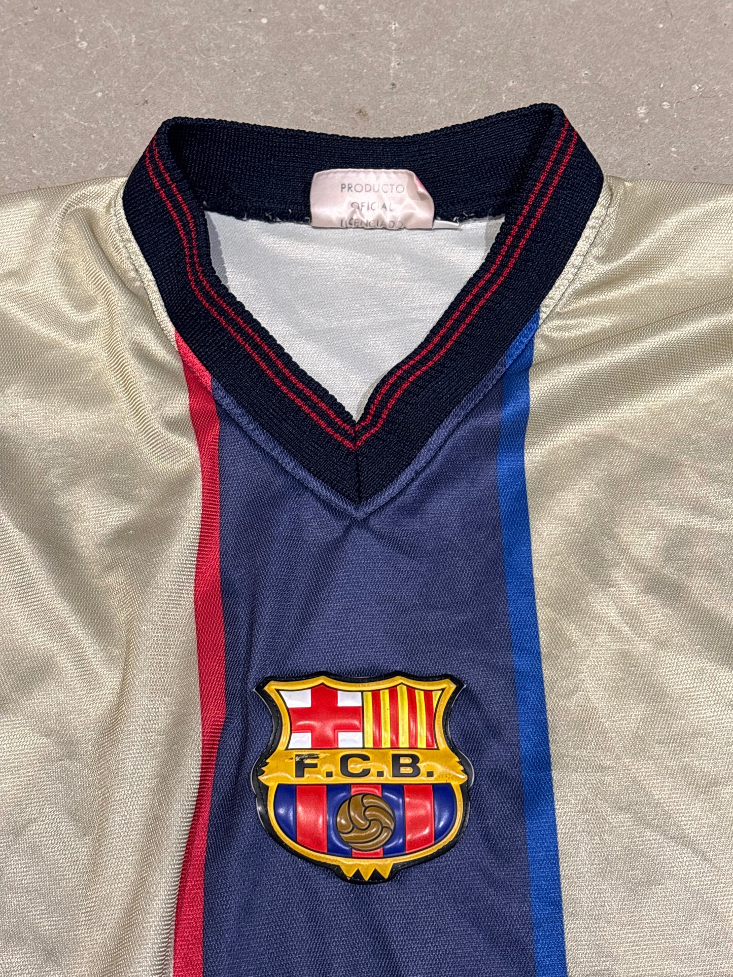 Barcelona 2001-03 'Rivaldo' Jersey M
