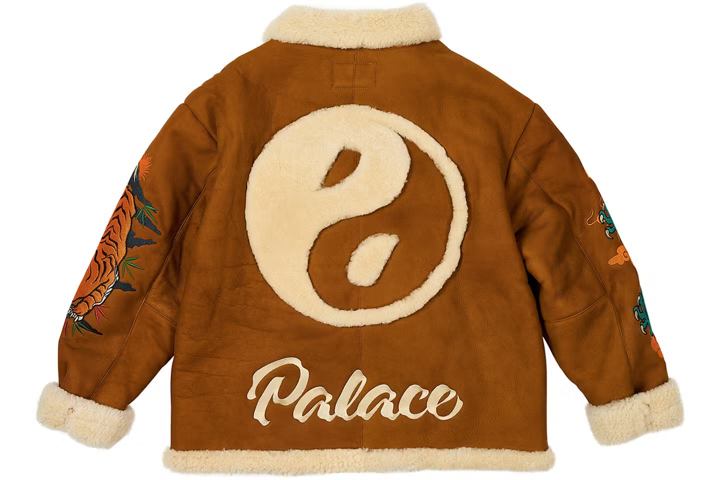 Palace x UGG Shearling Jacket Chestnut Size L