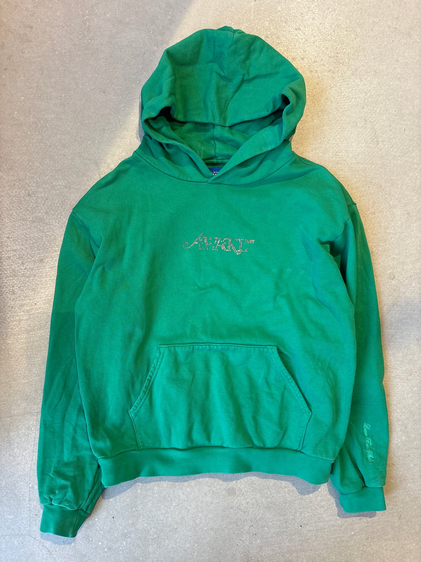 Awake Hoodie Green Glitter L