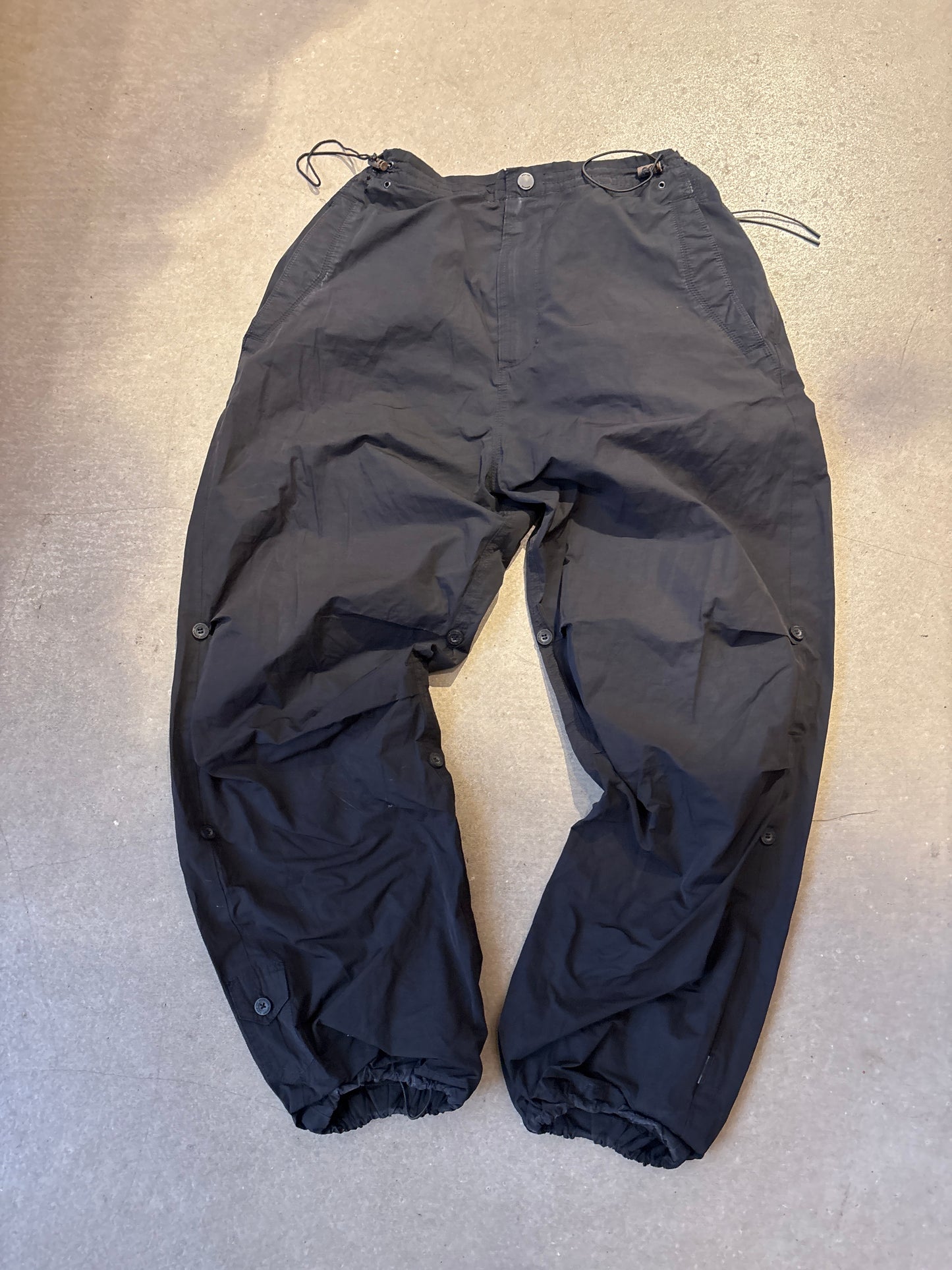 Maharishi Parachute Pants Black Large