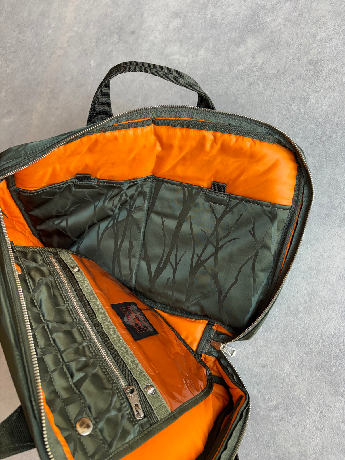 Palace Porter 3 Way Briefcase Olive / Jacquard