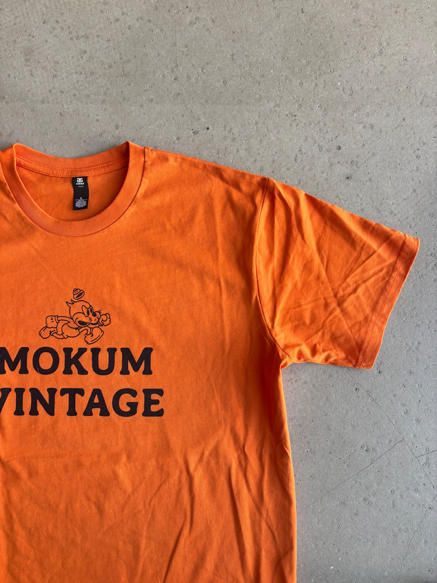 Mokum Running Man Kingsday Tee Orange