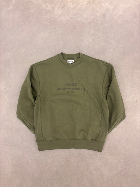 Palace Engineered Garments Crew Olive