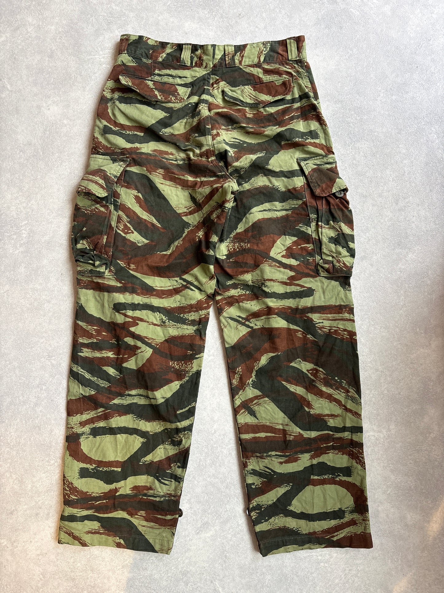 French Military Lizard Camo Cargo Pants M