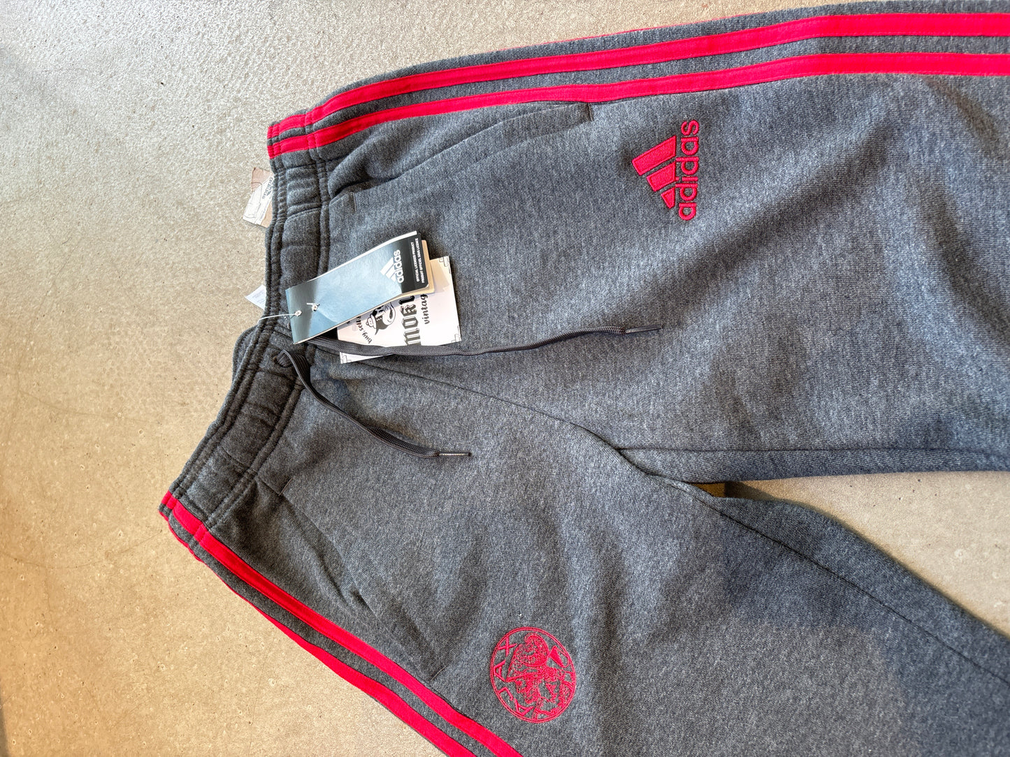 Ajax Adidas Jogging Pants Grey XS